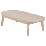 Harmony Education - Solid Timber Oval Low Table - 30 cm (H) - Modern Teaching Aids NZ