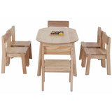 Harmony Education - Solid Timber Oval Table - 50 cm (H) - Modern Teaching Aids NZ