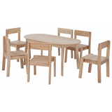 Harmony Education - Solid Timber Oval Table - 55 cm (H) - Modern Teaching Aids NZ