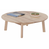 Harmony Education - Solid Timber Round Low Table - 30 cm (H) - Modern Teaching Aids NZ