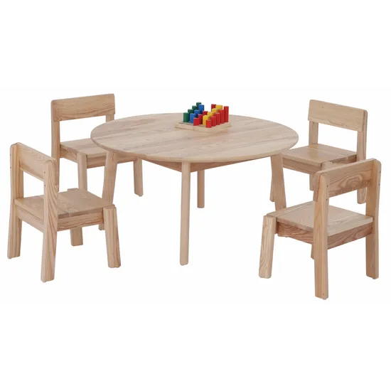 Harmony Education - Solid Timber Round Table - 45 cm (H) - Modern Teaching Aids NZ