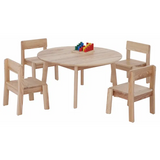 Harmony Education - Solid Timber Round Table - 45 cm (H) - Modern Teaching Aids NZ