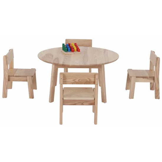 Harmony Education - Solid Timber Round Table - 45 cm (H) - Modern Teaching Aids NZ