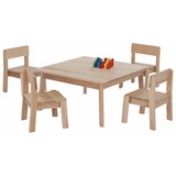 Harmony Education - Solid Timber Square Table - 40 cm (H) - Modern Teaching Aids NZ