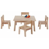 Harmony Education - Solid Timber Square Table - 40 cm (H) - Modern Teaching Aids NZ