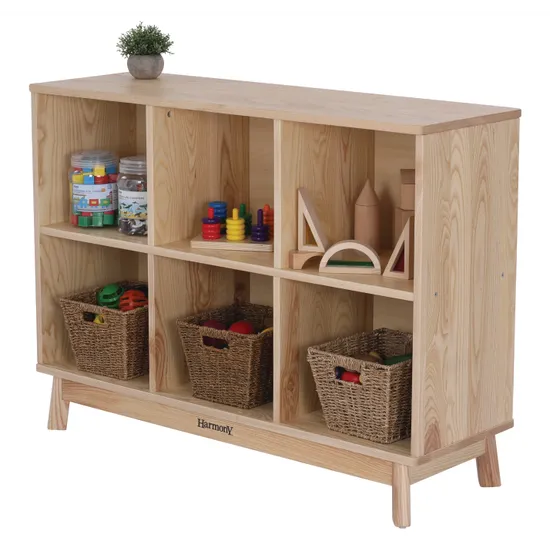 Harmony Education - Solid Timber Compartment Locker - Modern Teaching Aids NZ