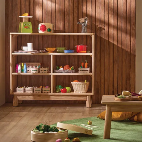 Harmony Education - Solid Timber Open Back Shelf - Triple - Modern Teaching Aids NZ