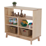 Harmony Education - Solid Timber Open Back Shelf - Triple - Modern Teaching Aids NZ