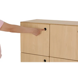 Natural Spaces - 6 Compartment Locker - Modern Teaching Aids NZ