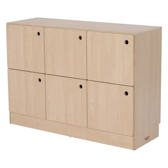 Natural Spaces - 6 Compartment Locker - Modern Teaching Aids NZ
