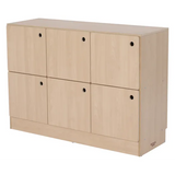 Natural Spaces - 6 Compartment Locker - Modern Teaching Aids NZ