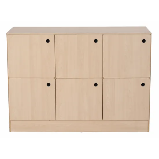 Natural Spaces - 6 Compartment Locker - Modern Teaching Aids NZ