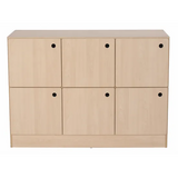 Natural Spaces - 6 Compartment Locker - Modern Teaching Aids NZ