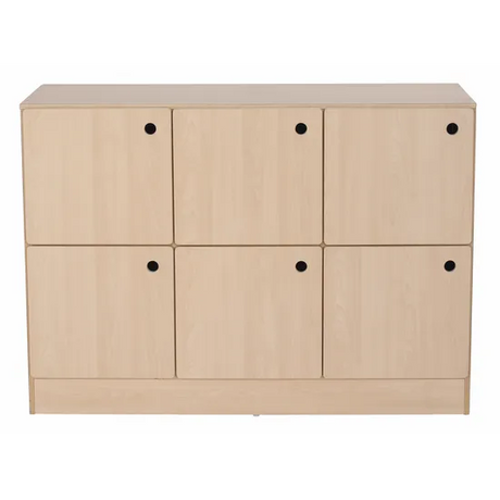 Natural Spaces - 6 Compartment Locker - Modern Teaching Aids NZ