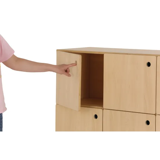 Natural Spaces - 9 Compartment Locker - Modern Teaching Aids NZ