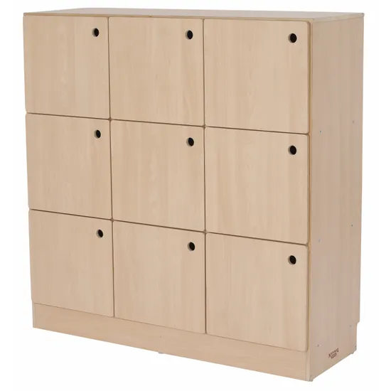 Natural Spaces - 9 Compartment Locker - Modern Teaching Aids NZ