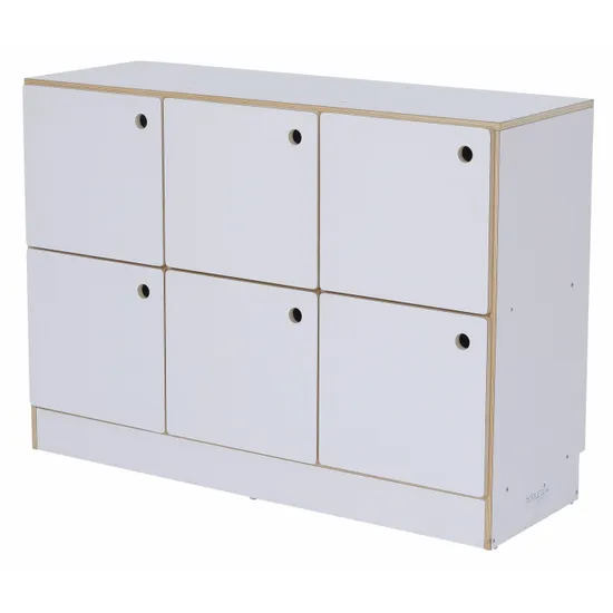 Norwegia Spaces - 6 Compartment Locker - Modern Teaching Aids NZ