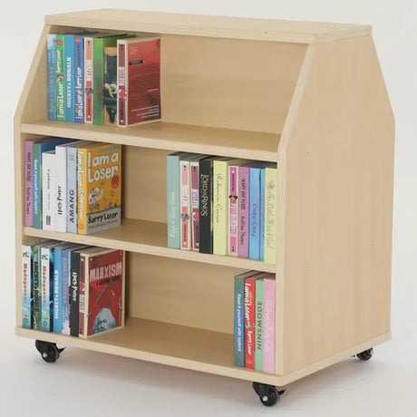Ergerite Mobile Library Shelf Unit