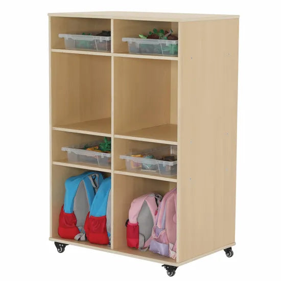 Ergerite Bag Tote Trolley with Clear Trays