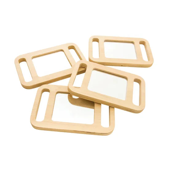 Wooden Mirror Viewer - Set of 4 - Modern Teaching Aids NZ