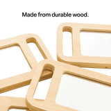 Wooden Mirror Viewer - Set of 4 - Modern Teaching Aids NZ