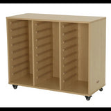 Natural Spaces - Tote Tray Storage - Triple - Modern Teaching Aids NZ