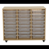 Natural Spaces - Tote Tray Storage - 24 Trays - Modern Teaching Aids NZ