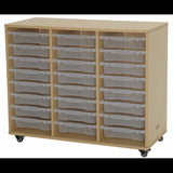Natural Spaces - Tote Tray Storage - 24 Trays - Modern Teaching Aids NZ