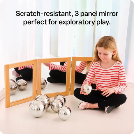 Three Panel Folding Mirror - Modern Teaching Aids NZ
