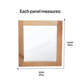 Three Panel Folding Mirror - Modern Teaching Aids NZ