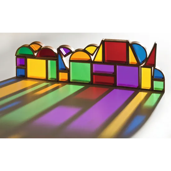 Light Panel Mirror and Blocks Super Set - Modern Teaching Aids NZ