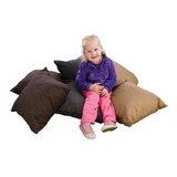 Large Comfy Cushions - Natural Set of 6 - Modern Teaching Aids NZ