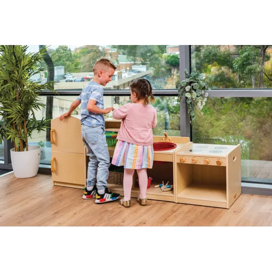 Natural Spaces Junior Kitchen Set - Modern Teaching Aids NZ