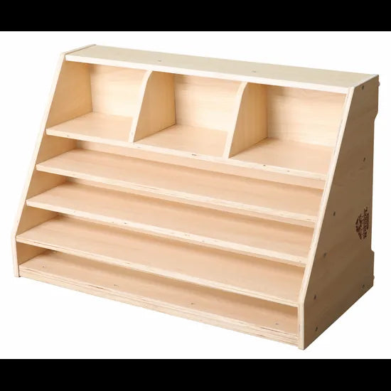 Natural Spaces Book Display & Mirror Unit - Modern Teaching Aids NZ