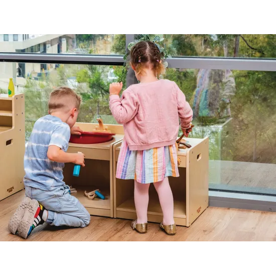 Natural Spaces Junior Kitchen Set of 2 - Modern Teaching Aids NZ