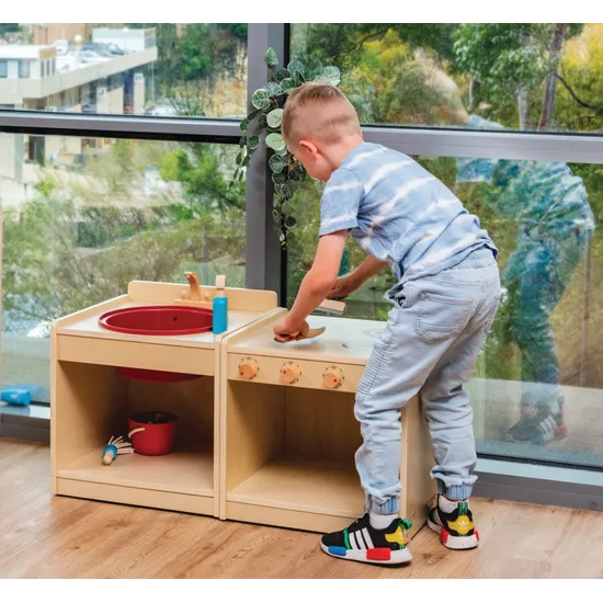 Natural Spaces Junior Kitchen Set of 2 - Modern Teaching Aids NZ