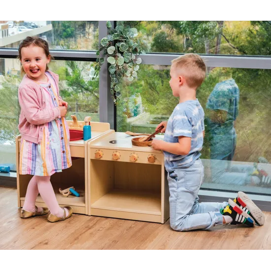 Natural Spaces Junior Kitchen Set of 2 - Modern Teaching Aids NZ