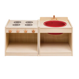 Natural Spaces Junior Kitchen Set of 2 - Modern Teaching Aids NZ