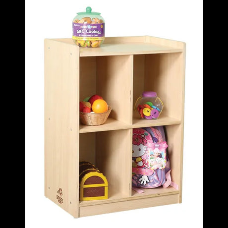 Natural Spaces 4 Compartment Locker Unit - Modern Teaching Aids NZ