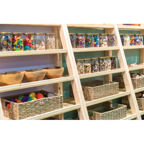 Stockholm Spaces Ladder Shelf - Set of 2