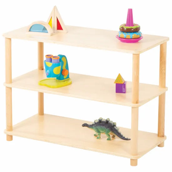 Natural Spaces Open-Back 2-Shelf Storage - Modern Teaching Aids NZ