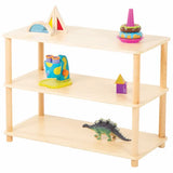 Natural Spaces Open-Back 2-Shelf Storage - Modern Teaching Aids NZ