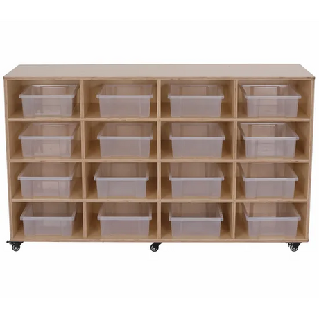 Ergerite 16 Tote Trolley with Clear Trays