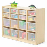 Natural Spaces - Storage Unit - 16 Compartments - Modern Teaching Aids NZ