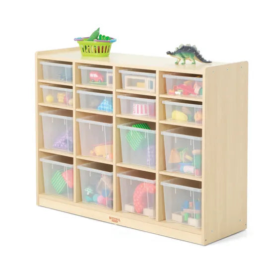 Natural Spaces - Storage Unit and 16 Containers - Modern Teaching Aids NZ