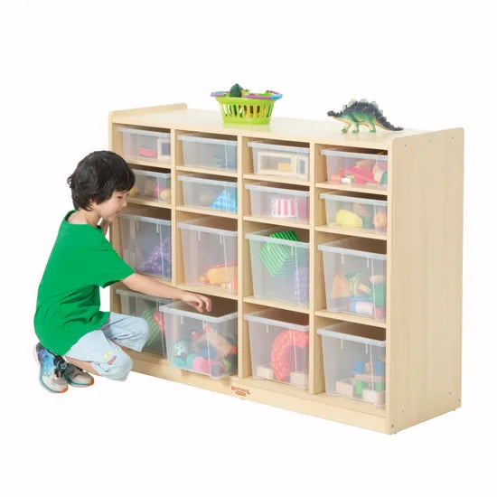 Natural Spaces - Storage Unit and 16 Containers - Modern Teaching Aids NZ