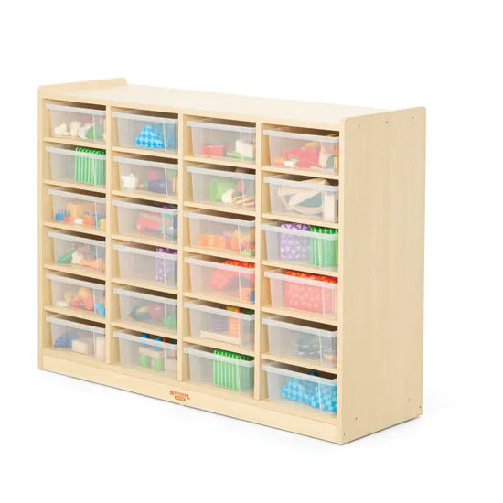 Natural Spaces - Storage Unit - 24 Compartments - Modern Teaching Aids NZ