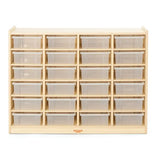 Natural Spaces - Storage Unit with 24 Small Trays - Modern Teaching Aids NZ