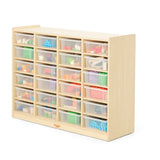 Natural Spaces - Storage Unit with 24 Small Trays - Modern Teaching Aids NZ