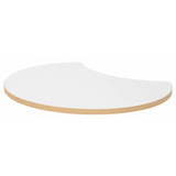 Cut Away Tabletop - White - 85 (L) x 72 (W) cm